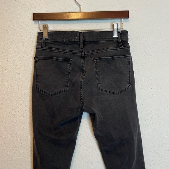 Frame Denim Le High Skinny Black Jeans Size 28 - Picture 5 of 7
